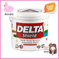 สีน้ำทาภายนอก DELTA SHIELD #199 สีขาว กึ่งเงา 1 แกลลอน (3.8 ลิตร)EXTERIOR EMULSION PAINT DELTA SHIELD #199 WHITE SEMI-GLOSS 1GAL **มีบริการชำระเงินปลายทาง**