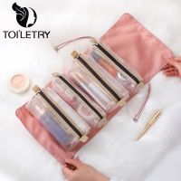 【CW】▽❒☜  Makeup Detachable 4Pcs 1 Folding Separable Toiletry Storage Organizer Make Up New