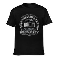 Wholesale Round Neck Save The Clock Tower Hill Valley Cotton MenS Tshirts