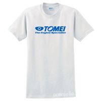 เสื้อยืดผ้าฝ้าย Yuanl5 [พร้อมส่ง] เสื้อยืดแขนสั้น พิมพ์ลาย Tomei The Engine Racing Specialist สีขาว พลัสไซซ์ ของขวัญวันเ  BYKC