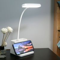 ETXLED Desk Lamp Small Battery Operated Table Lamp Home Office Cute Desk Light for Computer Desktop Rechargeable White Little lamps