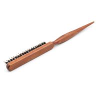 Professional Salon Teasing Back Hair Brushes Wood Slim Line Comb Hairbrush Extension Hairdressing Styling Tools DIY Kit