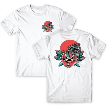 Amazon.com: RooneyDesign Traditional Tattoo Style Premium T-Shirt : Clothing,  Shoes & Jewelry