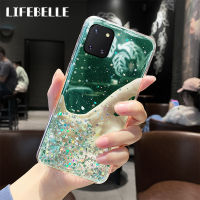 LIFEBELLEสำหรับSamsung Galaxy Note 10 Lite,ผู้หญิงหรูหราแฟชั่นแวววาวStarฟอยล์Sparkleเคสโทรศัพท์ใสยางยืดหยุ่นเคสTPU Blingเคสป้องกันสำหรับSamsung Note10 Lite N770F