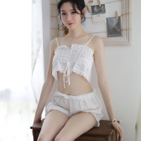 Sexy underwear womens new style suspenders chest wrapped pajamas palace womens breathable sexy split suit provocative passion 7NIX