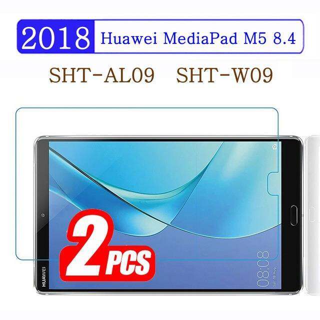 bottles-electron-2แพ็ค-9h-กระจกนิรภัยสำหรับ-huawei-ขนาดกลาง-m5-8-4-2018-sht-al09-sht-w09ครอบคลุมเต็มรูปแบบปกป้องหน้าจอฟิล์มแท็บเล็ต