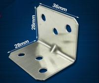 ▣✟❈ 20 Pieces 28x28x36mm Stainless Steel Right Angle Corner Bracket Thinckness 1mm