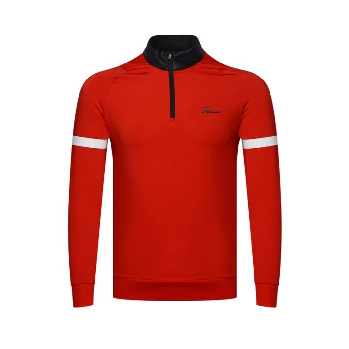 golf-mens-clothing-zipper-quick-drying-long-sleeved-t-shirt-sports-jersey-golf-breathable-polo-shirt-j-lindeberg-master-bunny-honma-xxio-titleist-taylormade1-mizuno-pearly-gates-๑