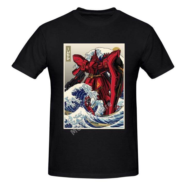 japan-anime-gundam-hokusai-sazabi-zeon-t-shirt-clothing-cotton-t-shirts-graphics-tshirt-brands-t-shirt-top-100-cotton