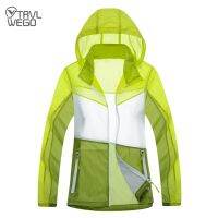 HOT★TRVLWEGO กลางแจ้ง Camping Hiking จักรยานกีฬาแจ็คเก็ต UV Ultralight กันน้ำ Windbreaker Light Rain Proof Coat