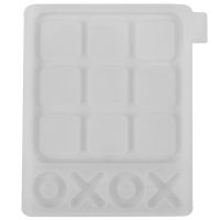 Noughts and Crosses Game Silicone Mold 3D Chess Board Mold Diy Epoxy Resin Mirror Mould Ox Chess Game Mold Making Tool