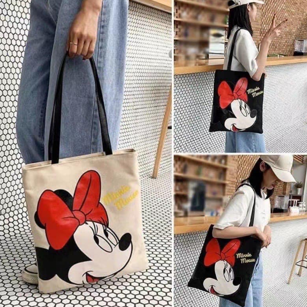 artoon Cute Canvas Tote Bag Lazada PH