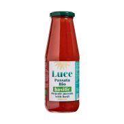 Sốt cà chua xay nhuyễn hữu cơ Passata húng quế 680gr - Luce