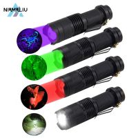 C5 LED 670nm Red Beam Light Flashlight  Eyesight Red Flashlight Gift Green Blue Beam Torch Lamp Lantern Against Deteriorating Rechargeable  Flashlight