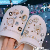 【Ready】? Xihongshuka cave shoe acceses sm fragr diamond pearl acceses crocs shoe le diy high-end shoe flower