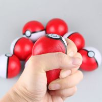 New Pokemon Fidget Toys Pokeballs Soft Pocket Stress Relief Toys Pet Pokebolas Poke Action Figure Game Ball Kids Christmas Gifts