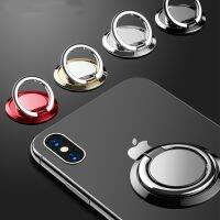 ☫﹊ Universal Finger Ring Holder Stand Grip 360 Degree Rotating for Mobile Phone Car Magnetic Mount Phone Back Sticker Pad Bracket