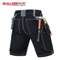 High Quality Summer Workwear Mens Cargo Work Short with Removable Tool Pockets Trousers Shorts Durable Multi Pockets Work Pants