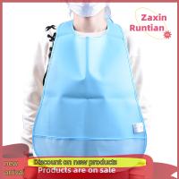 Zaxin เครื่องป้องกันการรับประทานอาหารกันน้ำสำหรับผู้ใหญ่ผ้ากันเปื้อนสำหรับผู้ใหญ่ขนาดใหญ่ทนทานผ้ากันเปื้อนสำหรับดินเนอร์อาวุโส