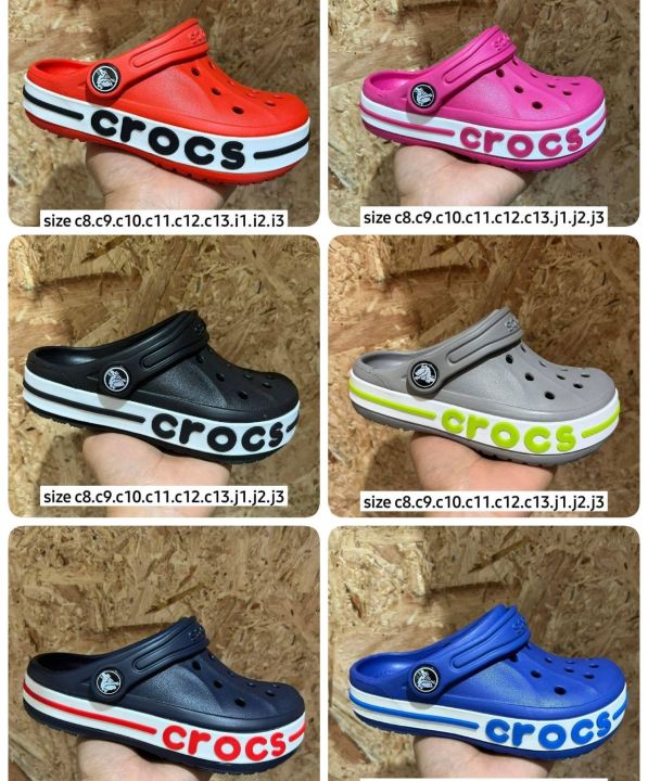 รองเท้า-crocs-bayaband-เด็ก-ผู้ใญ่-25-40-รุ่นใหม่ล่าสุด-2022-สีมาไหม่สวยมาก-นิ่มใส่สบาย