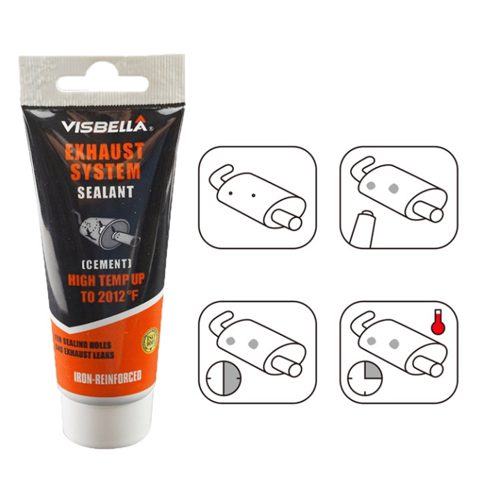 Automobile repair sealant Motorcycle exhaust pipe repair high