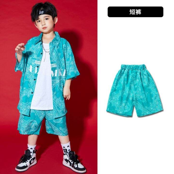 cod-childrens-hip-hop-suit-boy-summer-loose-hiphop-street-tide-girl-dance-performance