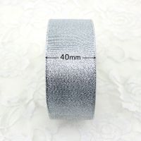 (25 yardslot) 40mm polyester organza ribbons Christmas packaging ribbon high-grade quality