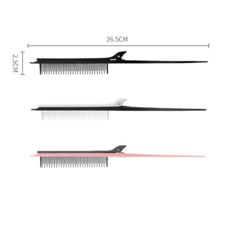 2pcs-point-tail-highlight-comb-high-gloss-comb-point-tail-plastic-comb-hair-salon-color-brush-weave-with-hair-clip