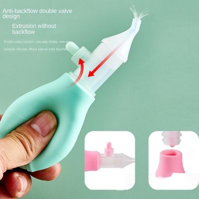 【cw】 New Born Silicone Baby Safety Cleaner Children Nasal Aspirator Diagnostic tool Sucker ！