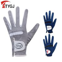 Golf Gloves Mens Fiber Cloth Gloves Soft Breathable Summer Left and Right Hands Single new J.LINDEBERG DESCENTE PEARLY GATES ANEW FootJoyˉ MALBON Uniqlo