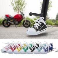 COD DSFGREYTRUYTU 1Pc Bicycle Support Foot Bracket Tripod Cover Canvas Mini Shoes/Motorcycle Side Stand Mini Shoe Keychain Kickstand Decoration