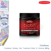 Carebeau Fantasy Premium Hair Biotin &amp; Almond Treatment. แคร์บิว แฟนตาซี แฮร์ ทรีทเม้นท์ ไบโอติน &amp; อัลมอนด์ (500 มล.)