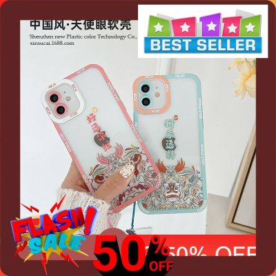 m3m เคสนิ่มTPU เคสกันกระแทก เคสสายคล้อง ▥℗เคสโทรศัพท์มือถือที่ใช้งานได้ สไตล์จีน นางฟ้าตาพู่ X/XS เคสใสรวมทุกอย่าง เคสฝาพับ