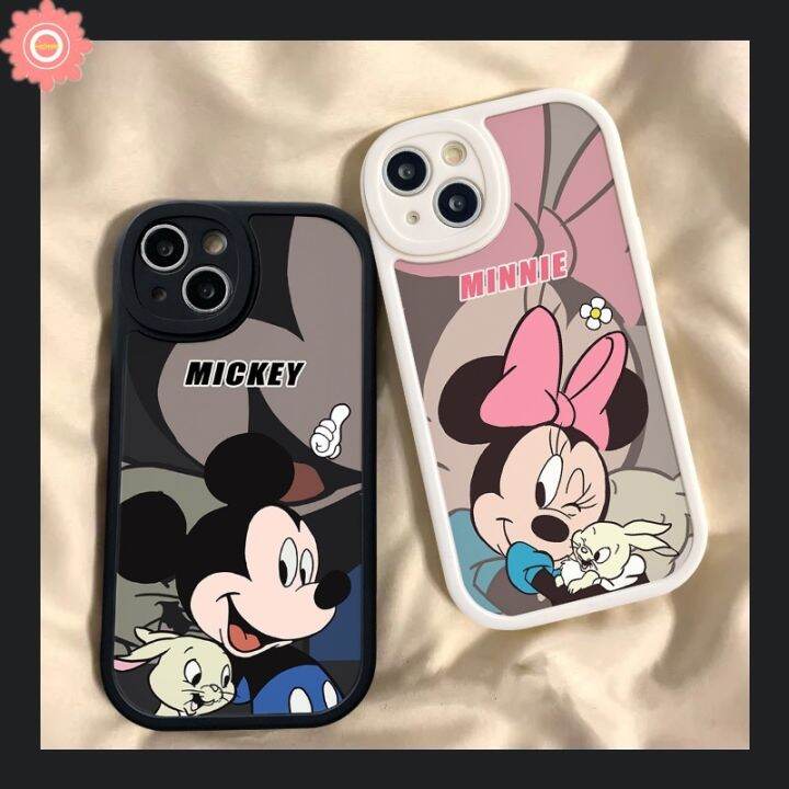 เคสโทรศัพท์มือถือ-นิ่ม-กันกระแทก-ลายการ์ตูนดิสนีย์-มินนี่เมาส์-สร้างสรรค์-สําหรับ-iphone-xr-x-xs-13-12-14-7-6s-6-8-2020