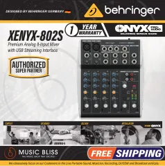 Behringer Xenyx 802S 8-channel Analog Streaming Mixer