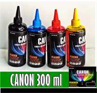 หมึกเติม "PEACOCK" (Shoola) For Canon ​300ml .เกรดพรีเมียม ใช้เติมเครื่องพิมพ์ตระกูล Canon เทียบเท่า คุณภาพสีสดใส ติดทนนาน