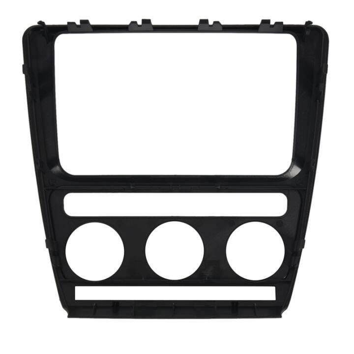 radio-panel-dash-fascia-plate-frame-for-skoda-octavia-automatic-aircon-2004-2010-adio-dvd-stereo-cd-panel