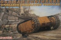 Dragon 1/35  No6103 โมเดลรถสายพานบังคับ Goliath Demolition Vehicles with German Engineers