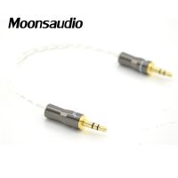 【YF】 ONE piece Moonsaudio 6TC 6N OCC silver plated headphone cable 3.5mm Audio Stereo Cable