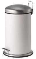 MJÖSA Pedal bin, white 12 l (มเยอซา ถังขยะเหยียบ , ขาว 12 ลิตร)