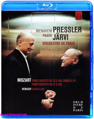 Pianist Presler Mozart Piano Concerto 23 27 Debussy moonlight (Blu ray BD25G)