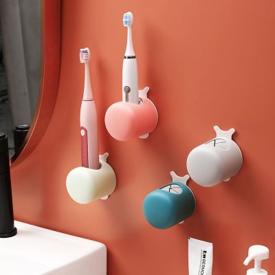 【CW】 Snail Electric Toothbrush Holder Wall Self-adhesive Families Rack Wall-Mounted Hooks Storage Accessories