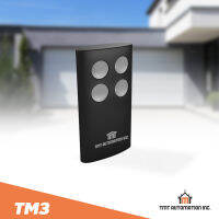 TMTCHOW รีโมทมอเตอร์ประตูโมเดิร์น 4 ปุ่ม TM3 ป้องกันคัดลอกความปลอดภัยสูง ระยะทางได้ถึง100เมตรความถี่ 433MHz ใช้สำหรับสินค้า TMT