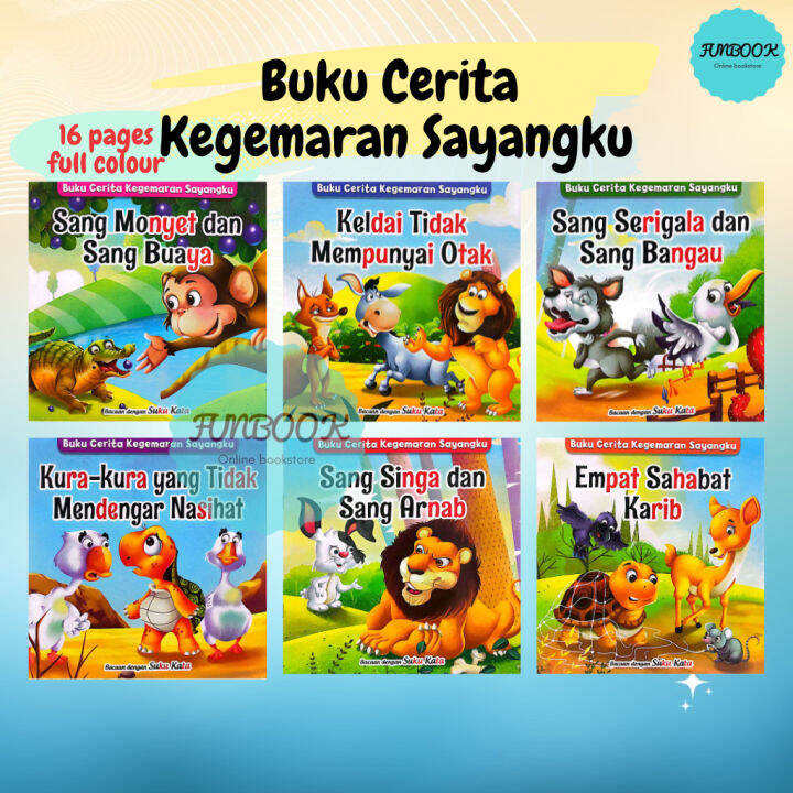 [FUNBOOK] Buku Cerita Kegemaran Sayangku Kanak Kanak Tadika Preschool ...