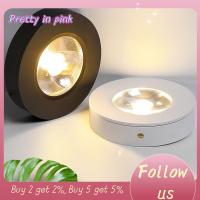 PRETTY IN PINK 1 บางเฉียบมาก สปอตไลท์ LED ติดตั้งบนพื้นผิว แสงสีขาว โคมไฟจุด ที่มีคุณภาพสูง 7W 5W 3W ค่ะ ไฟเพดานเพดาน บ้านในบ้าน