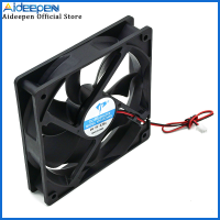 Aideepen พัดลมระบายความร้อนน้ำมัน DC12025 5V 0.20A 12ซม. 2pin 3D อุปกรณ์เสริมสำหรับเครื่องพิมพ์เคสคอมพิวเตอร์เราเตอร์พัดลมอุตสาหกรรมเงียบกำลังไฟ