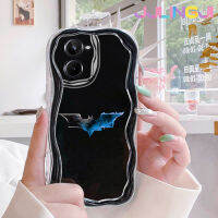 Jjlingji เคสสำหรับ Realme 10เคสแฟชั่นลายค้างคาวเนื้อครีมเคสมือถือกันกระแทกแบบใสนิ่มนิ่มเคสโปร่งใสลายกล้องถ่ายรูปซิลิกาเจลที่ครอบป้องกัน