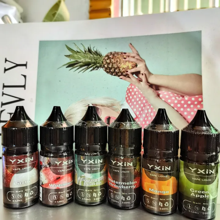 YUXI Relx Flavor Salt Nic Juice 30ml Refill in Any Cartridge Pod