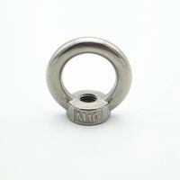 M5 M6 M8 M10 304 Stainless Steel Metric Thread Ring Nut Marine Lifting Eye Nut Fastener