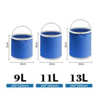 Folding Bucket Multifunctional Portable Outdoor Travel Car Wash Cleaning Tools Waterproof Water Storage Fishing Bucket